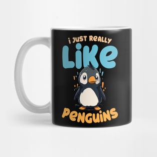 I Just Really Like Penguins Mug